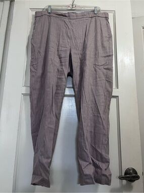 J. Jill taupe linen pants